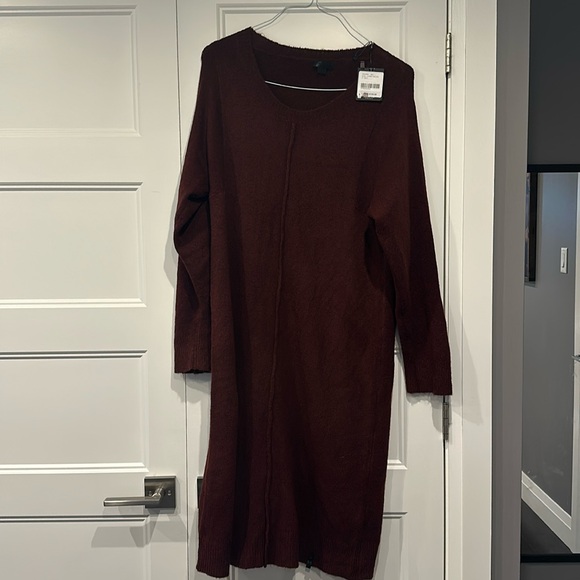 Rudsak Burgundy Sweater Dress - Picture 1 of 2